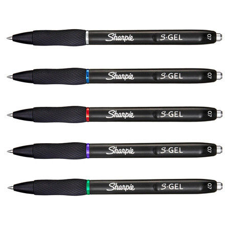 Długopis żelowy Sharpie S-Gel 8 szt. (5 kol) 0,7 2198778/2200835 blister